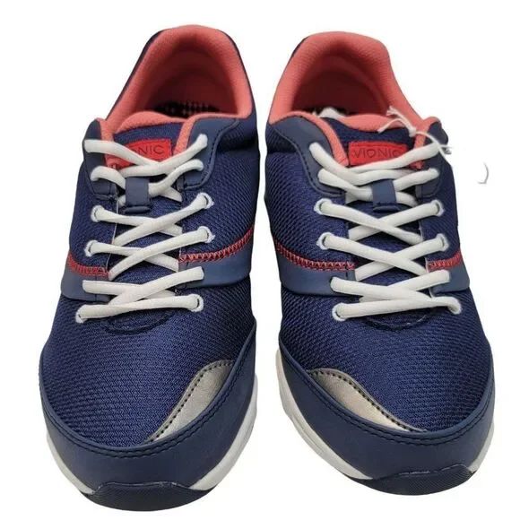 Vionic Womens Size 7 Sneakers Athetic Active New Blue Walking Shoes Running - Picture 5 of 11